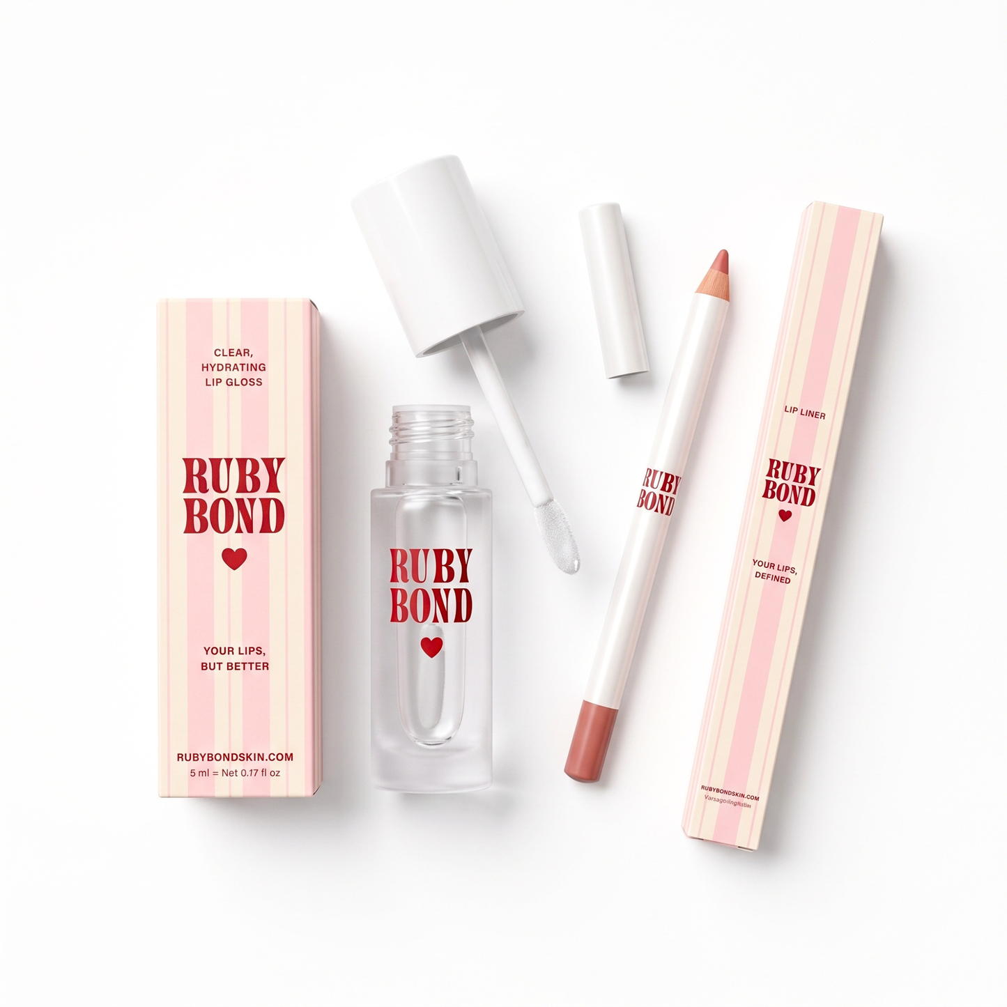 Ruby Bond Skin Lip Duo
