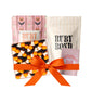 Complete Halloween Spread candy gift set from Ruby Bond with a bat candy board, two gummy candy bags and mini favor bags