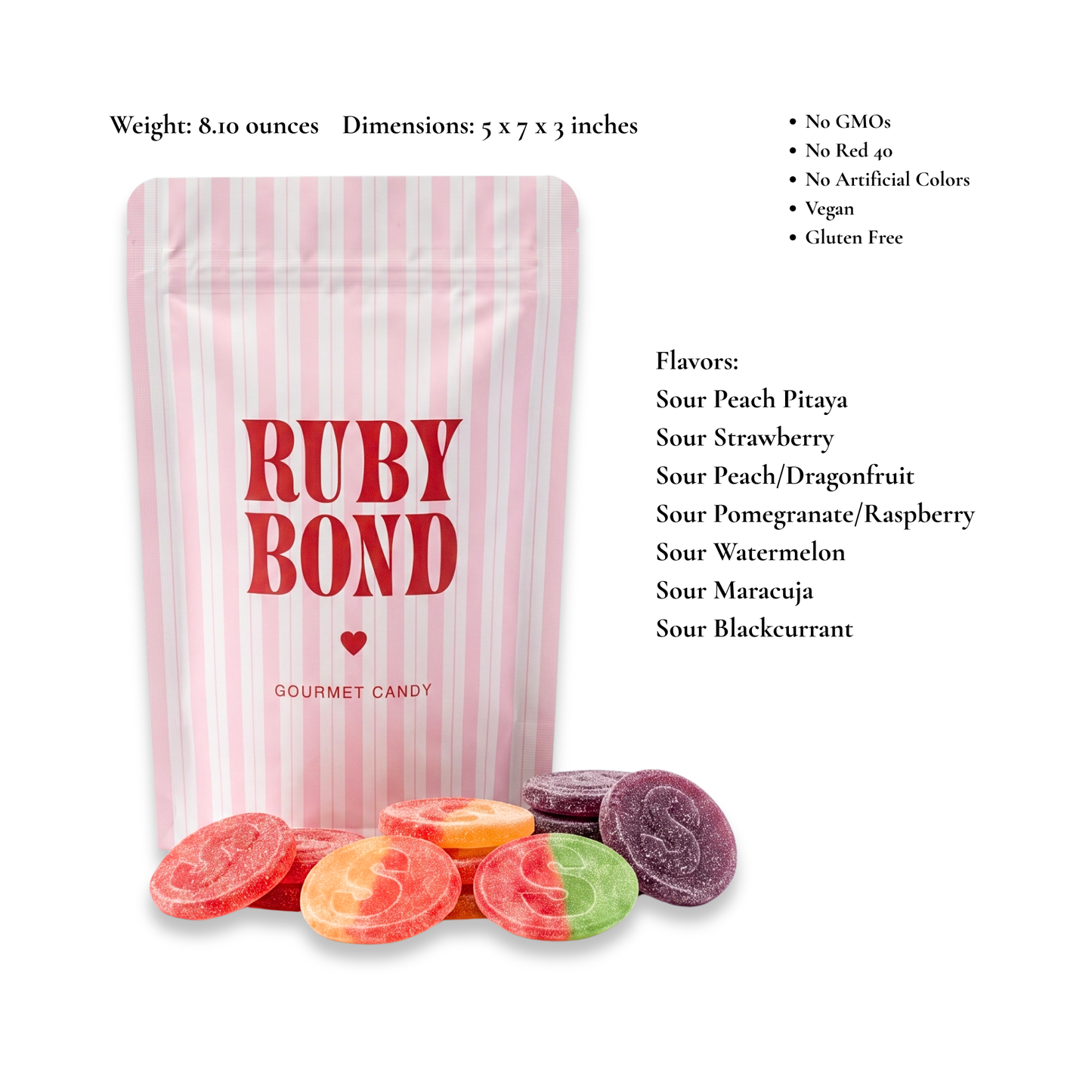 Authentic Swedish S-Märke Candy Mix | Swedish Series No. 2 | Ruby Bond