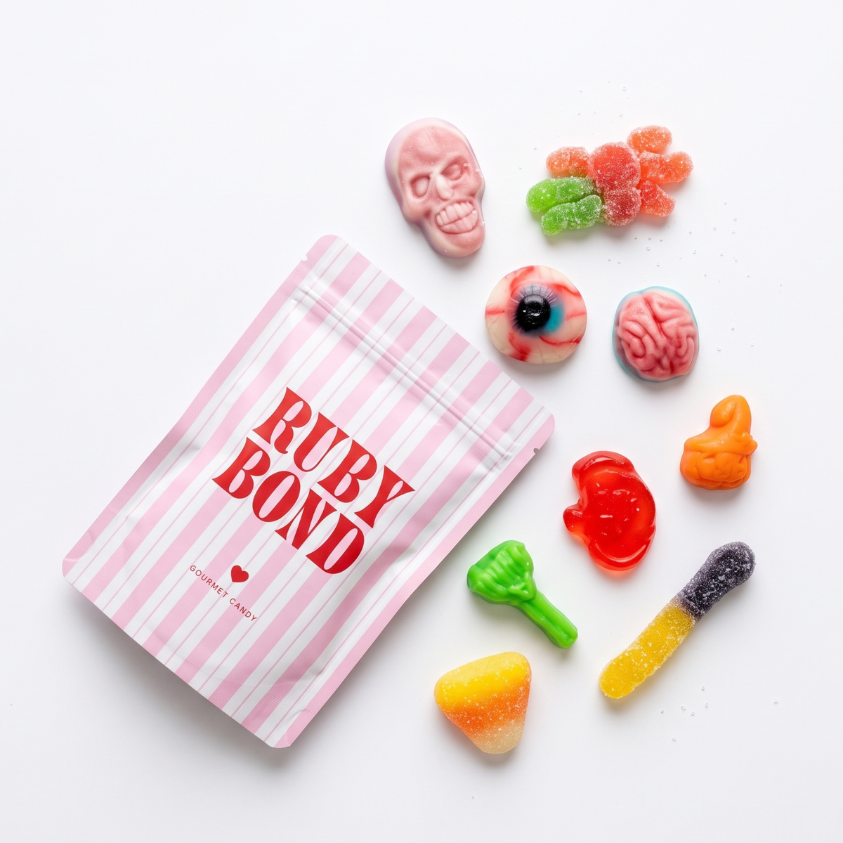 Micro Spooky Mix — Mini Halloween Gummy Bags for Boo Baskets & Party Favors